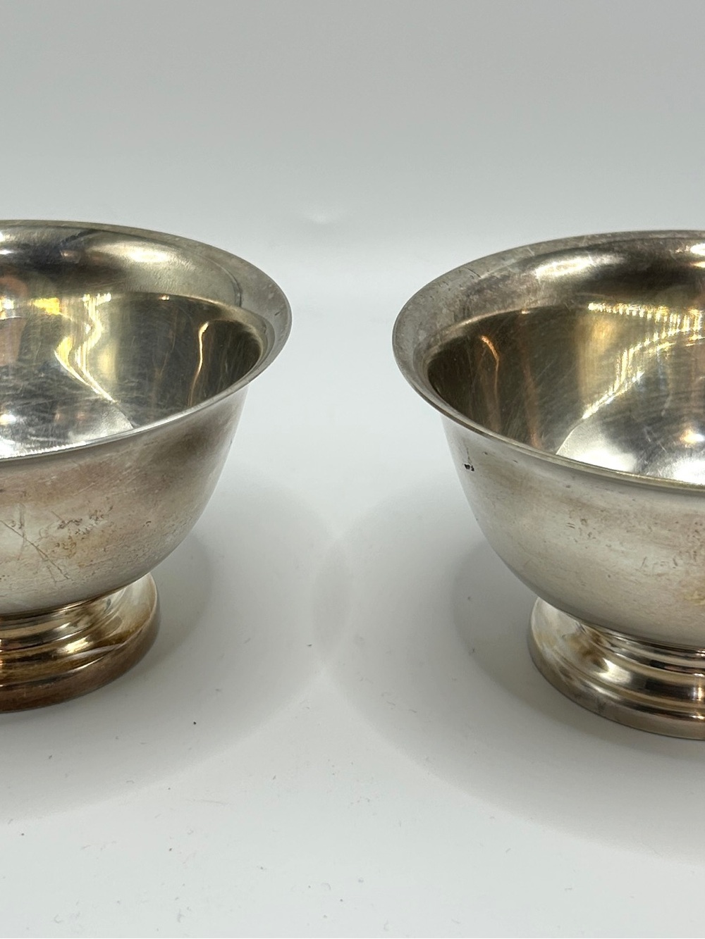 VINTAGE REED & BARTON PAUL REVERE SILVERPLATE BOWLS - LOT OF 2